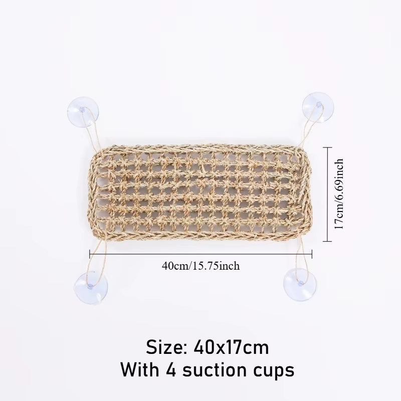 Pet Hammock Lizard Reptile Grass Mat Bed Hamster Reptile Pet Bed Pet Parrot Hammock Swing Pet Reptile Small Pet Bed Hanging Bed
