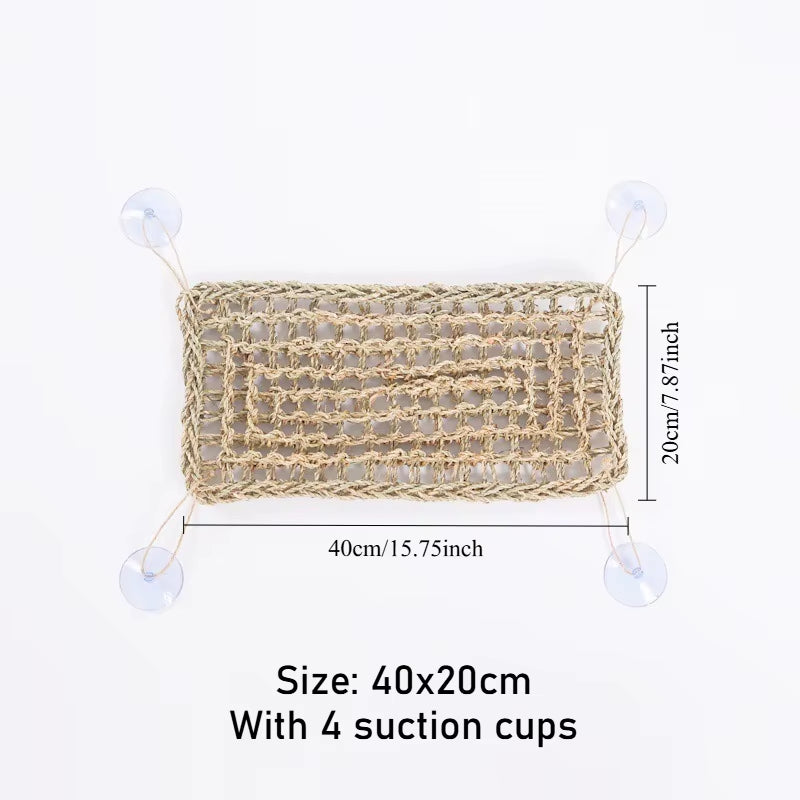 Pet Hammock Lizard Reptile Grass Mat Bed Hamster Reptile Pet Bed Pet Parrot Hammock Swing Pet Reptile Small Pet Bed Hanging Bed