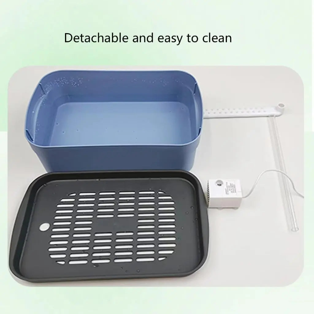 Parrot Bathtub – Automatic Bird Bath for Cages, Automatic Shower Fountain for Parrots & Pet Birds, Usb-Powered Circulating Bathtub for Cockatoos, Parakeets, and African Greys, Bird Supplies
