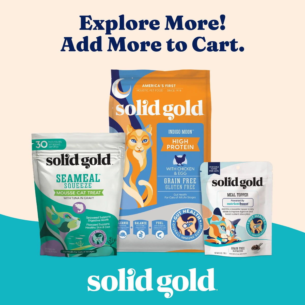 Solid Gold Feline Favorites Wet Food Variety 12 Pack for Cats Fish Assorted Flavors & Textures Complete Balanced Diet